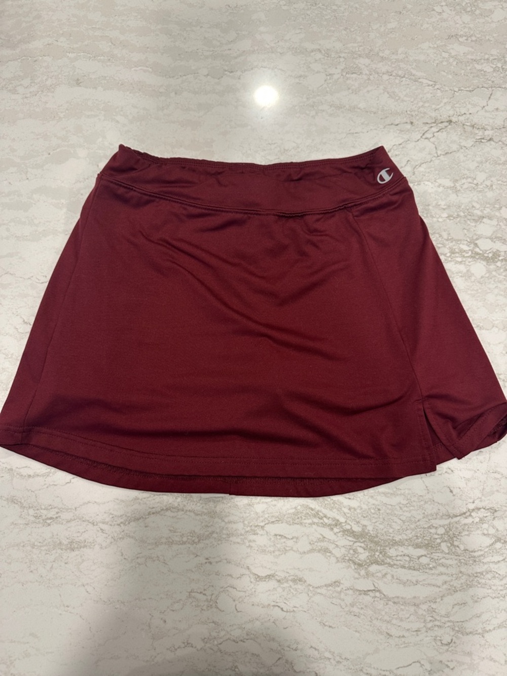 Champion Maroon Kids Athletic Skort with Built-In Shorts